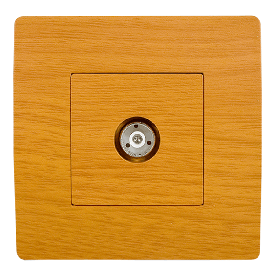 Image of EL BASIC TZ111 TV ANTENNA SOCKET PEAR-TREE-OLD
