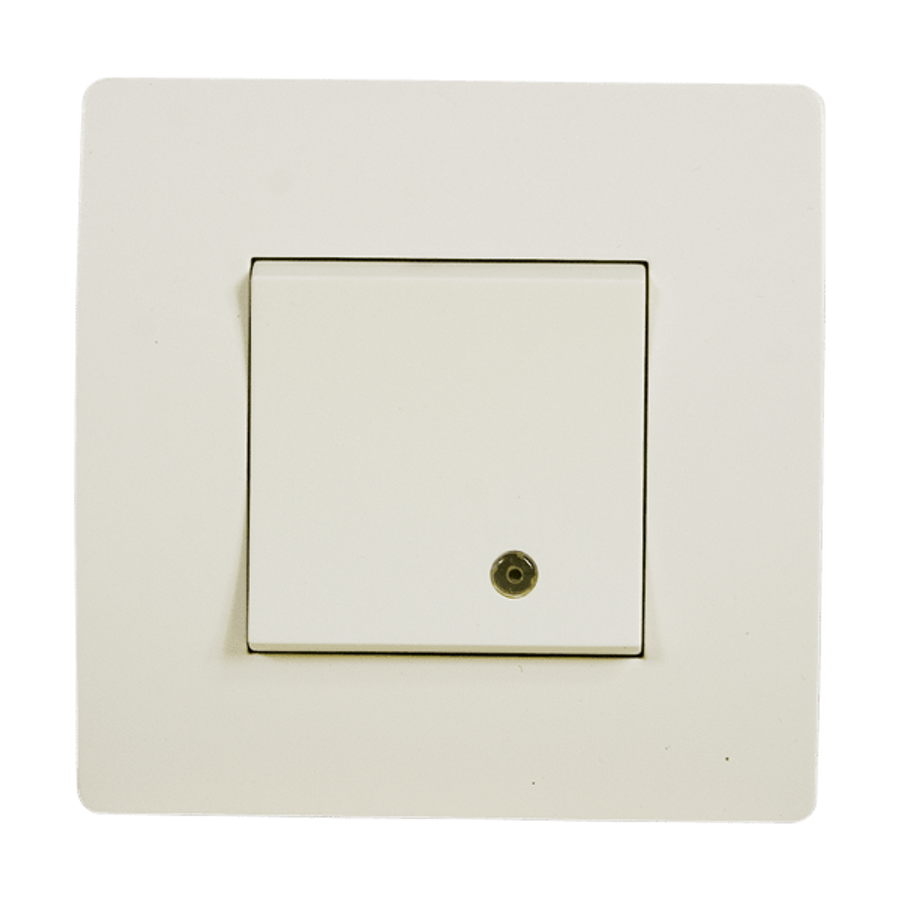 Image of EL BASIC TG114 1 BUTTON 1 WAY SWITCH WITH LIGHT CR