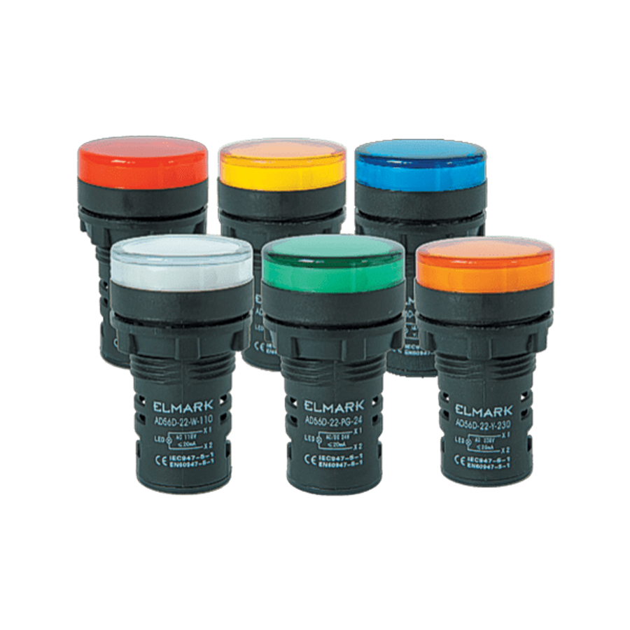 Image of LED JELZŐLÁMPA AD56D-22-A-110 BOROSTYÁN 22mm 110V AC