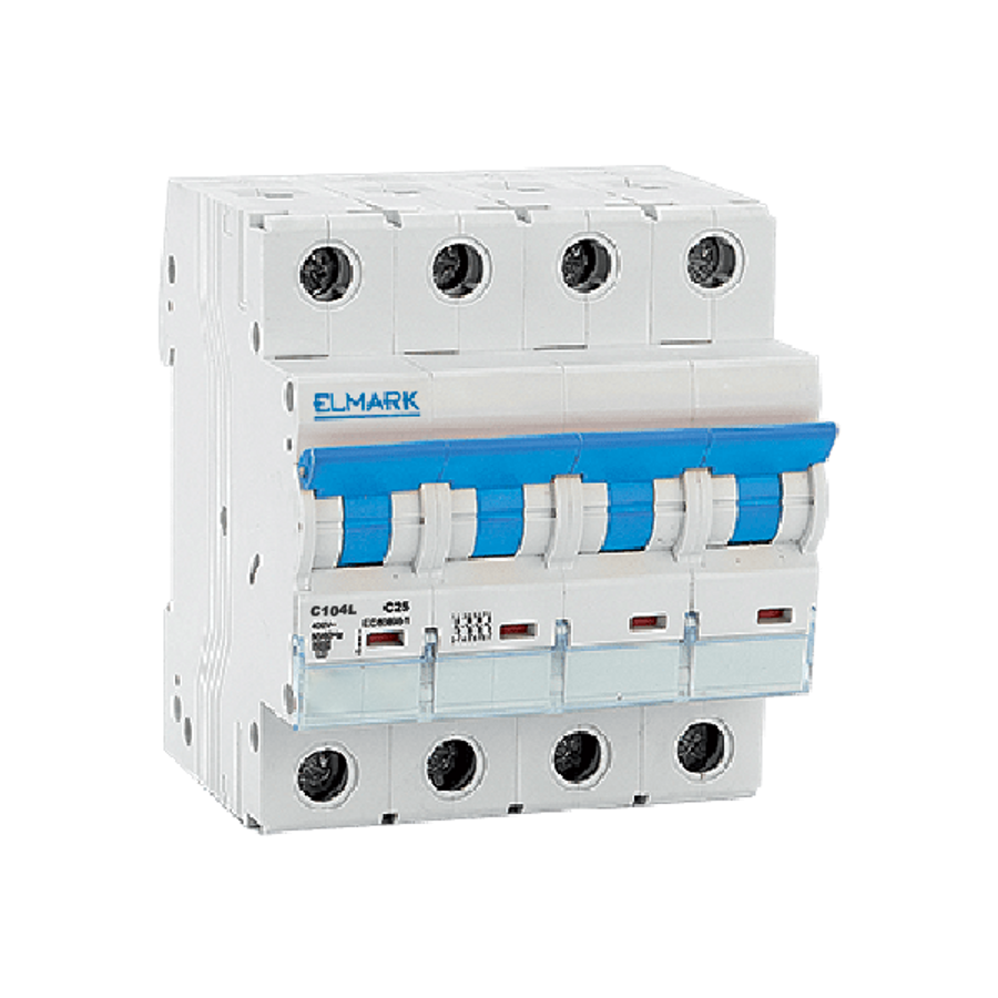 Image of NEW KISMEGSZAKÍTÓ C104L 16A 4P 10kA CURVE C