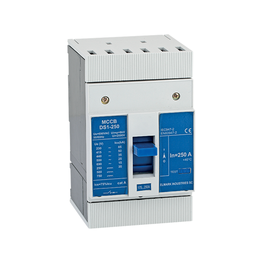 Image of MCCB DS1 250/200+MX 400V MEGSZAK.MUNKAÁROMKIOLD.