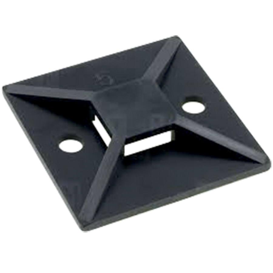 Image of MT-30 KÁBELKÖTEGELŐ TALP, RAGASZTHATÓ-FEKETE (100DB)