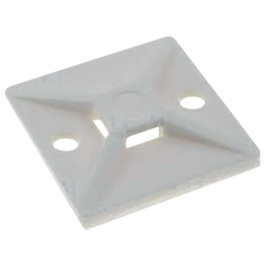 Image of MT-25 KÁBELKÖTEGELŐ TALP, RAGASZTHATÓ-FEHÉR (100DB)