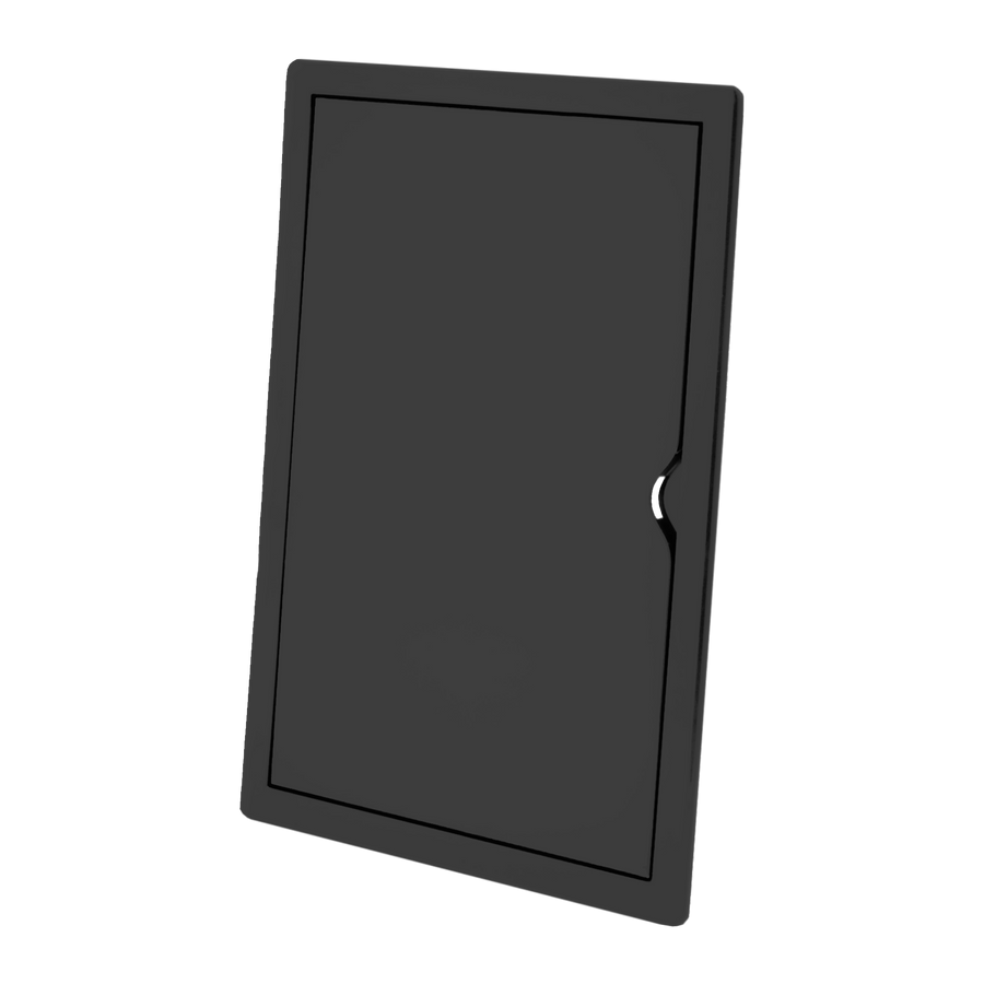 Image of EL-806A PVC ACCESS DOOR 20/30 285x185MM, GRAPHITE