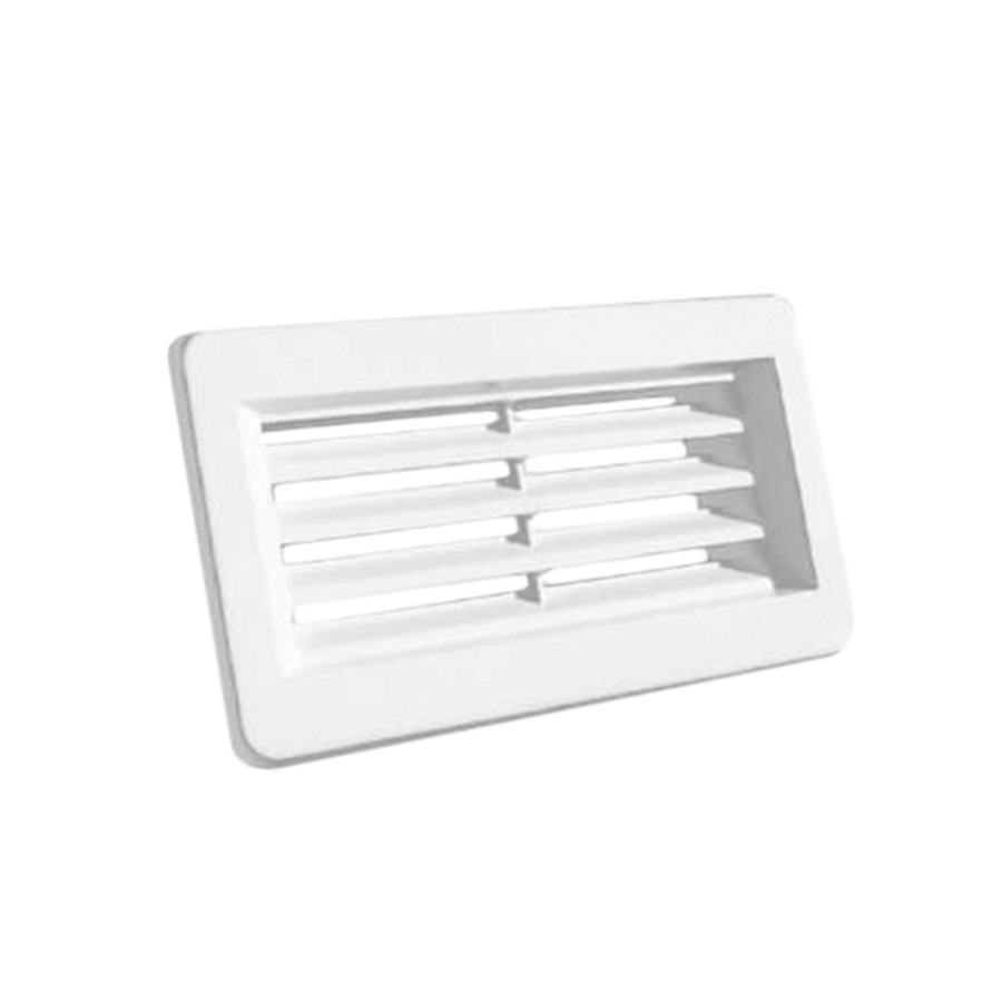 Image of EL02-519 PVC END GRILL FOR FLAT DUCTS 220x55MM