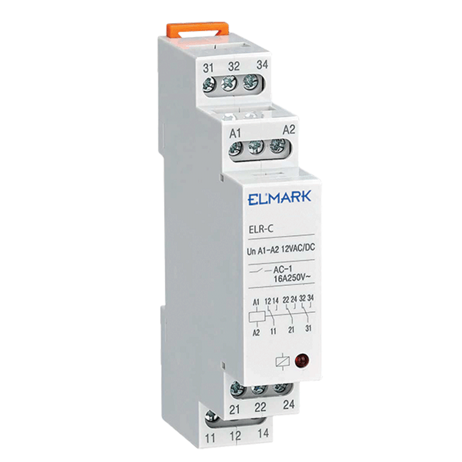 Image of ELR-7C INTERMEDIATE RELAY 24V AC/DC 3ХSPDT 16A
