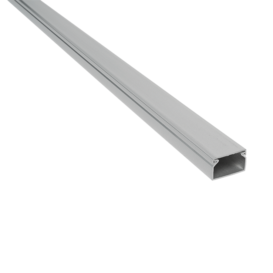 Image of 2m. 40X25 PLASTIC CABLE TRUNKING CT2 GREY