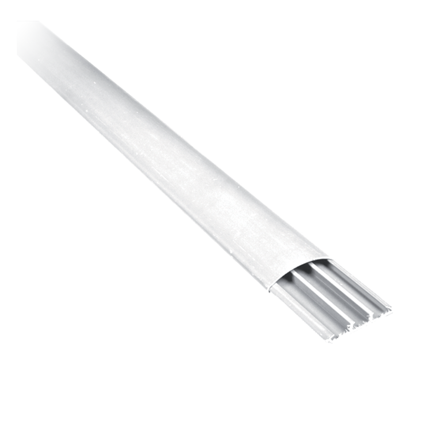 Image of 2m 70x20 FLOOR TYPE PLASTIC CABLE TRUNKING WHITE
