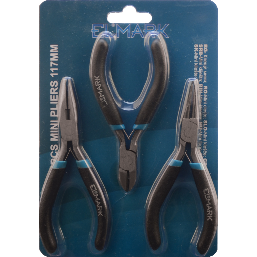Image of 3PCS MINI PLIERS 117mm