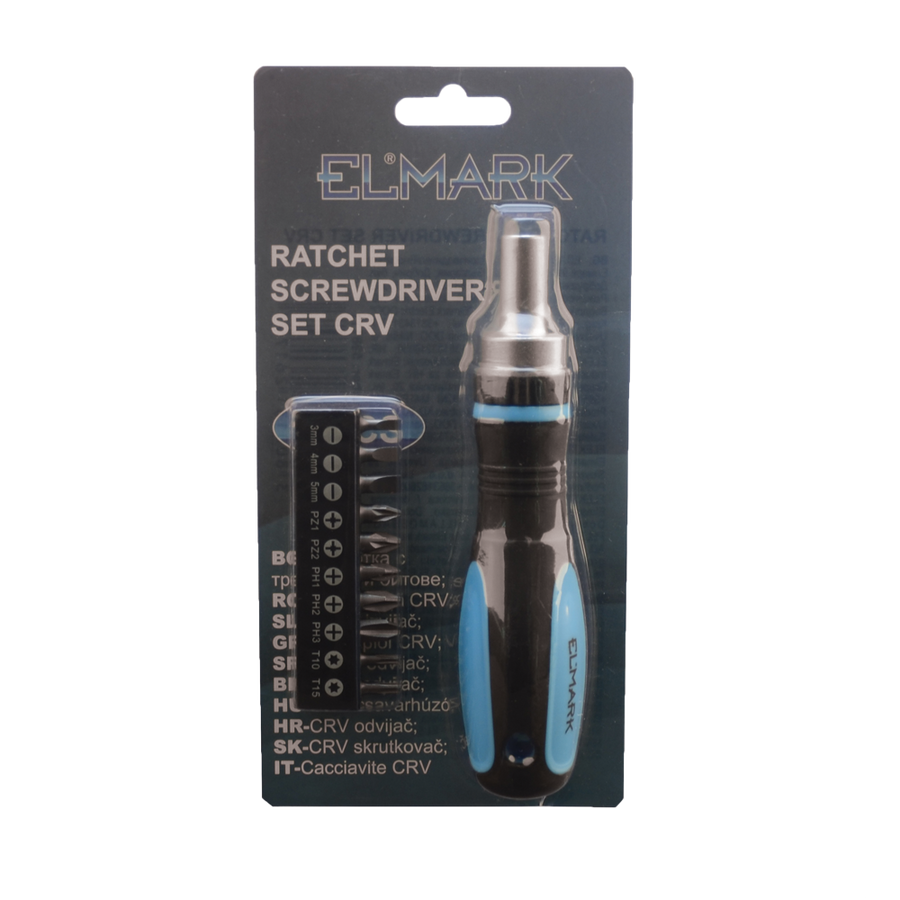 Image of 11PCS RATCHET SCREWDRIVER SET, CRV