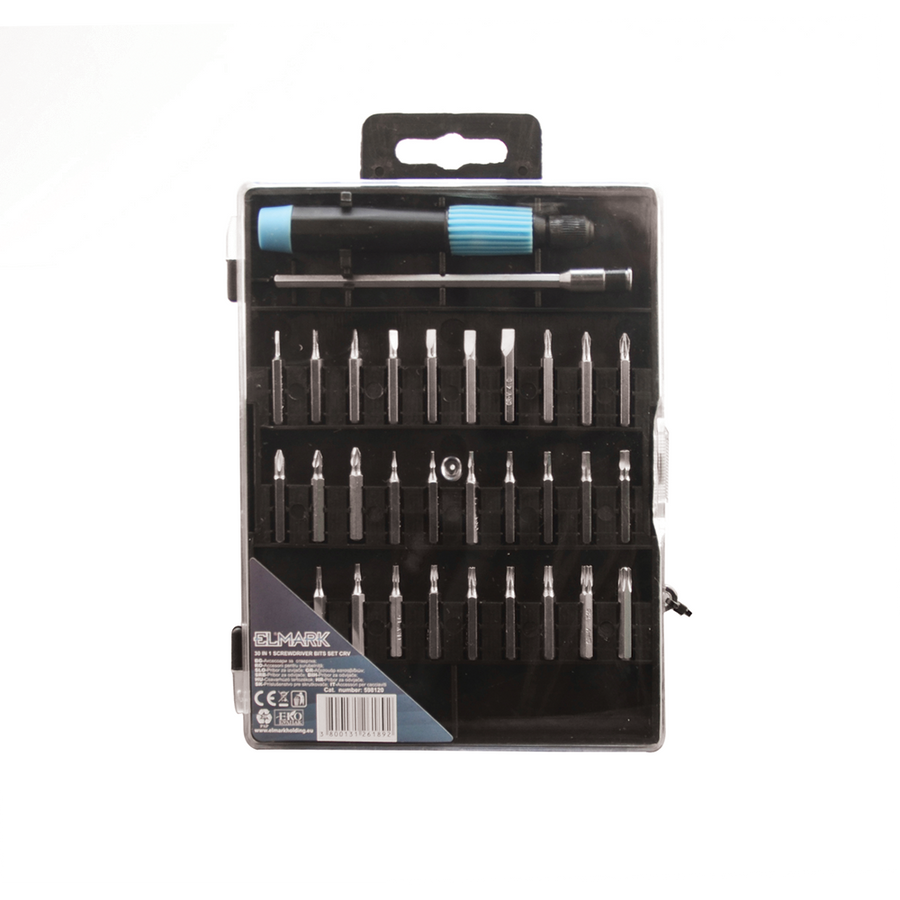 Image of 30 IN 1 SCREWDRIVER BITS SET CRV