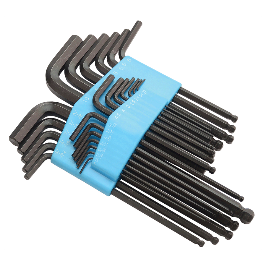 Image of 25PCS BALL POINT INNER HEX KEY SET 1.27-10mm
