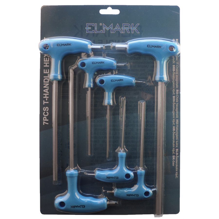 Image of 7PCS T-HANDLE HEX SET