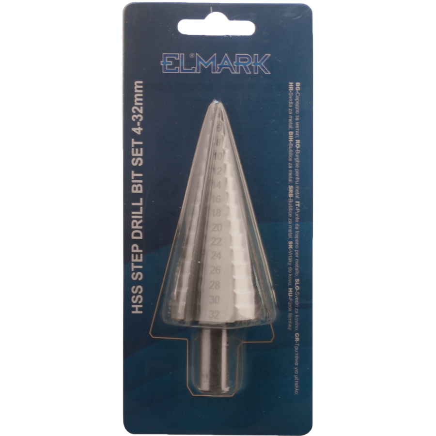 Image of HSS STEP DRILL BIT SET 4-32mm
