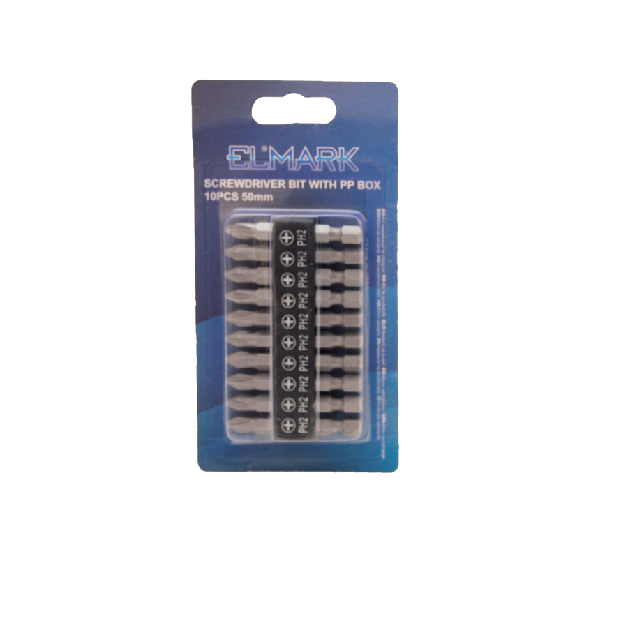 Image of SCREWDRIVER BIT WITH PP BOX 10PCS 50mm