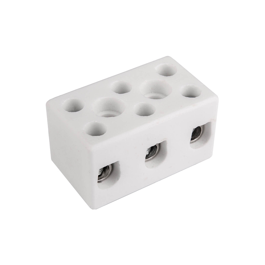 Image of PORCELAIN TERMINAL BLOCK 3X10MM2