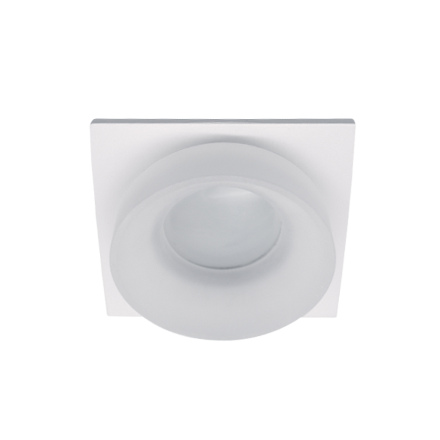 Image of SA-045/1 SPOT LÁMPATEST 1XGU5.3 NÉGYZET FEHÉR/FEHÉR