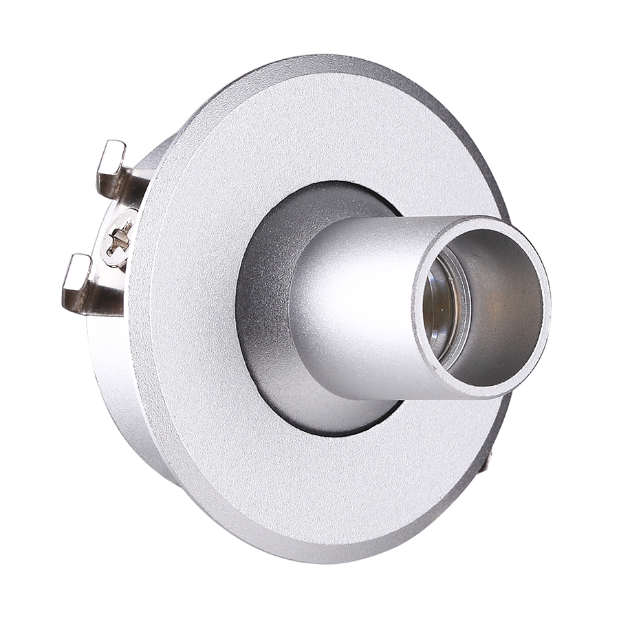 Image of EL-CF03 LED CABINET LIGHT 12V/1W 3000K D39MM, SI.