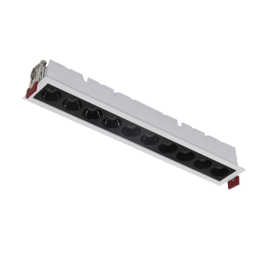 RECESSED LINEAR LIGHT EL-05 10W 4000K, WHITE & BLACK RECESSED LINEAR LIGHT EL-05 10W 4000K, WHITE & BLACK