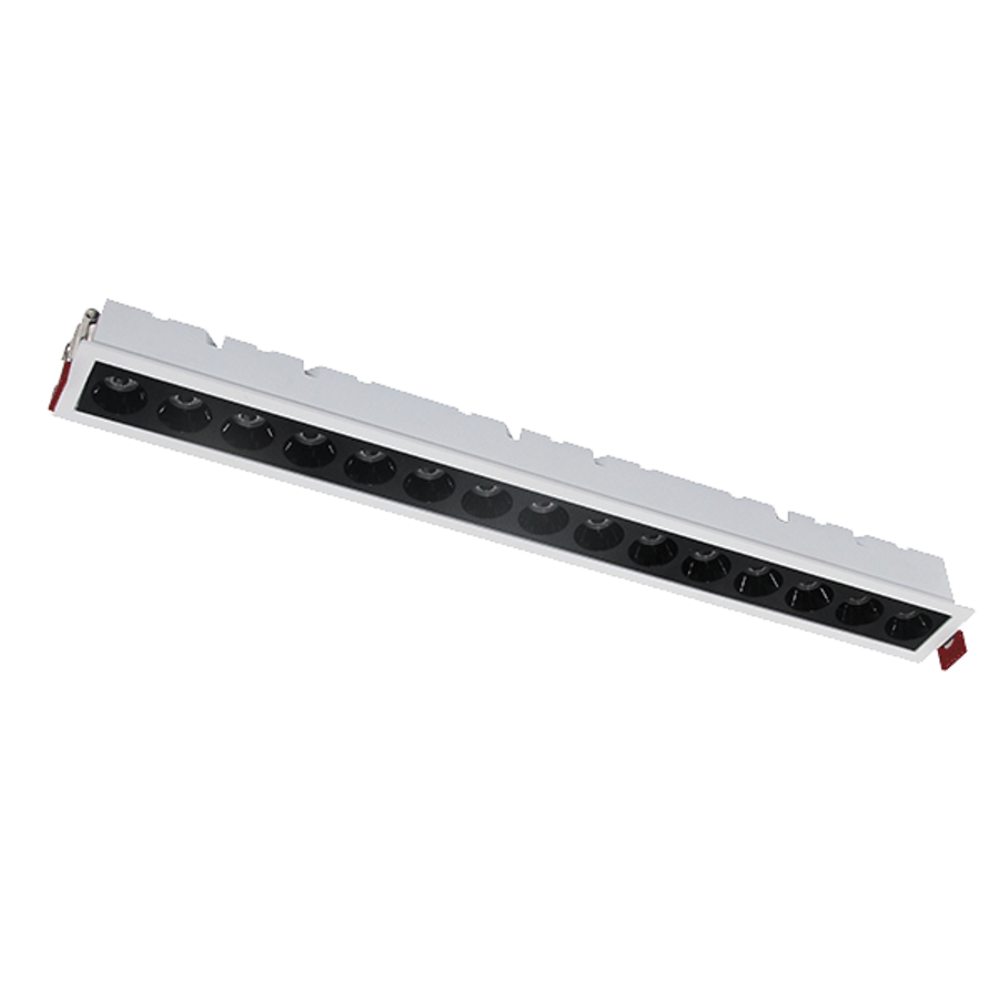 Image of RECESSED LINEAR LIGHTEL-05 20W 4000K, WHITE & BLACK