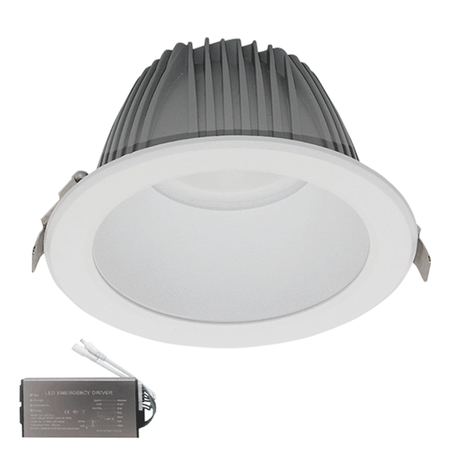 Image of EL-6228 RECESSED LED DOWNLIGHT 13W 6500K+EMERGENCY KIT