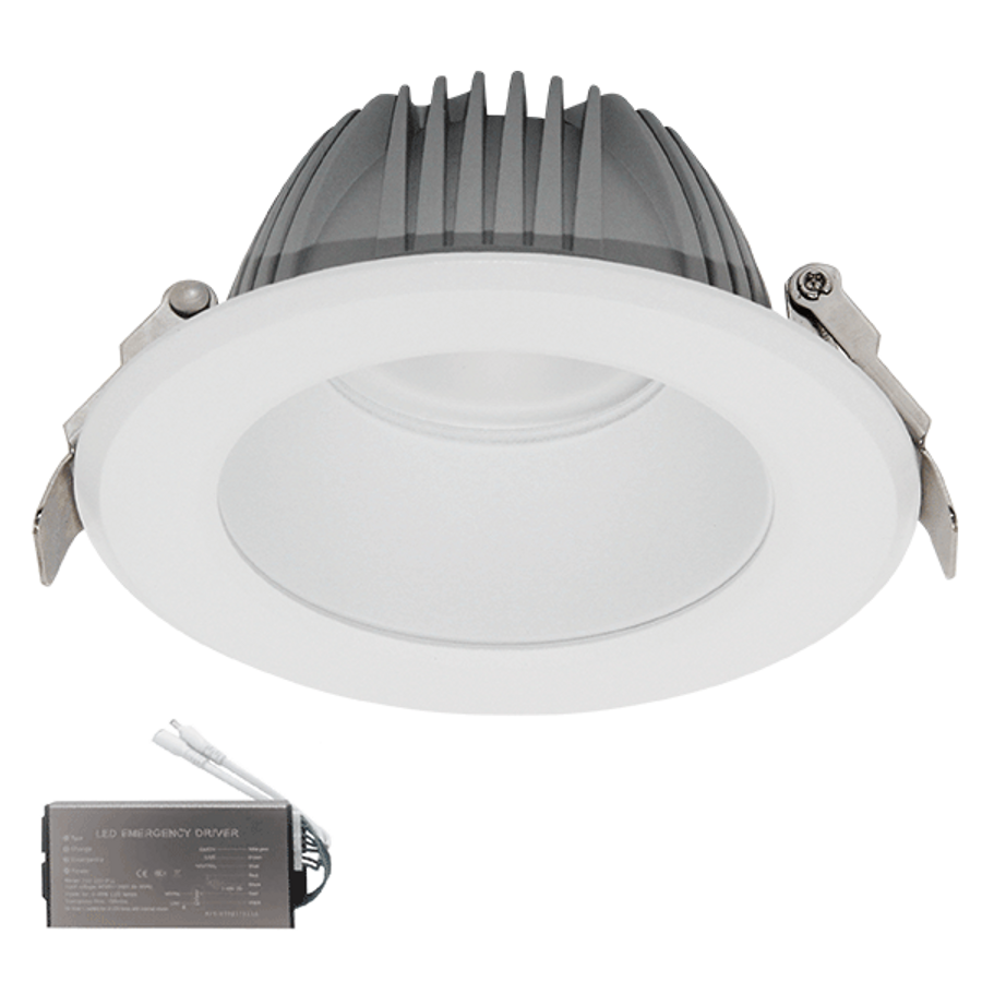 Image of EL-6228 RECESSED LED DOWNLIGHT 20W 6500K+EMERGENCY KIT