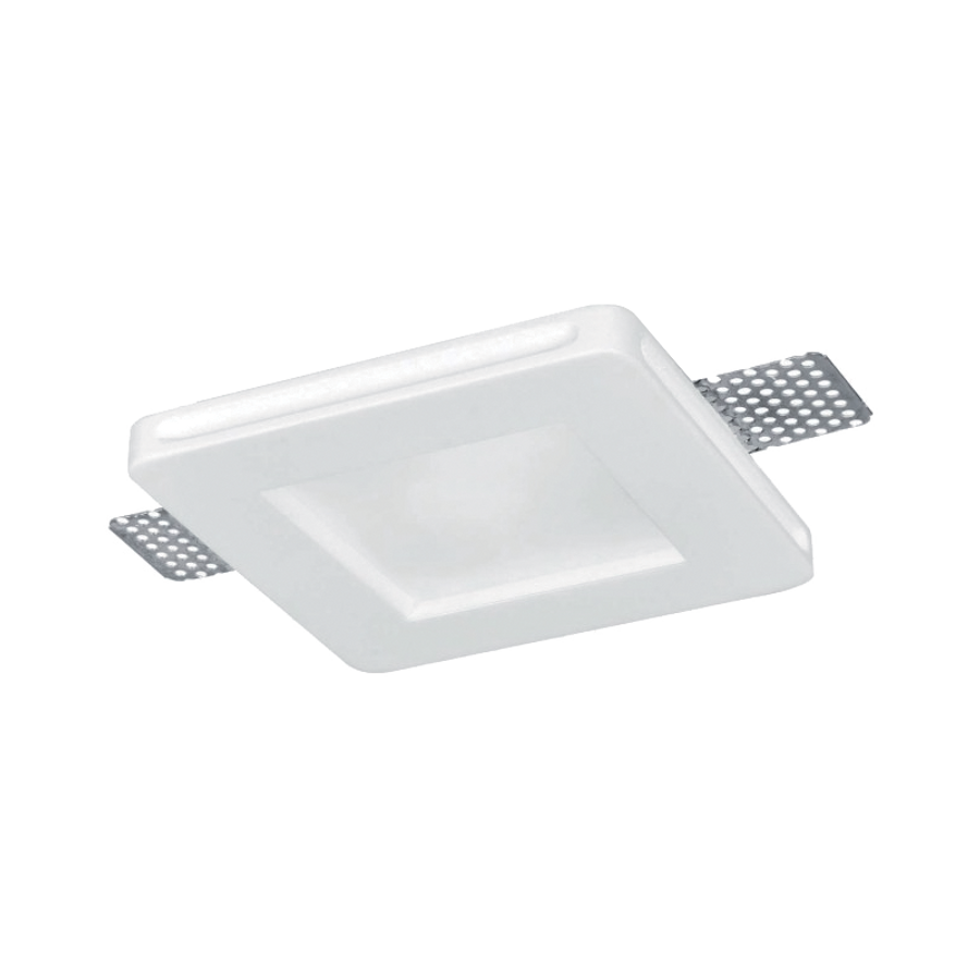 Image of GYPSUM SPOTLÁMPA NÉGYZET GU10 120