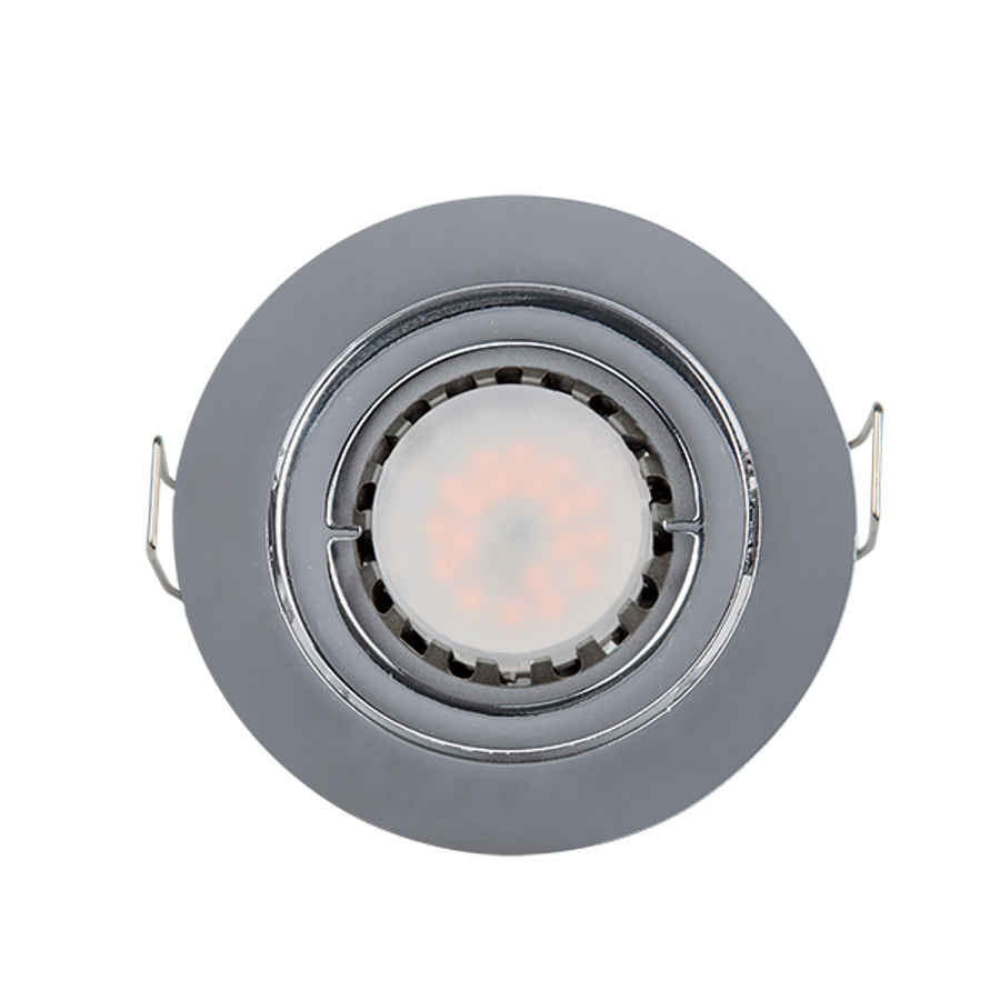 Image of LEDES FÉM KEREK SPOTVILÁGÍTÁS PAR 16 5.5W 2700-3000K SZATÉN NIKKEL