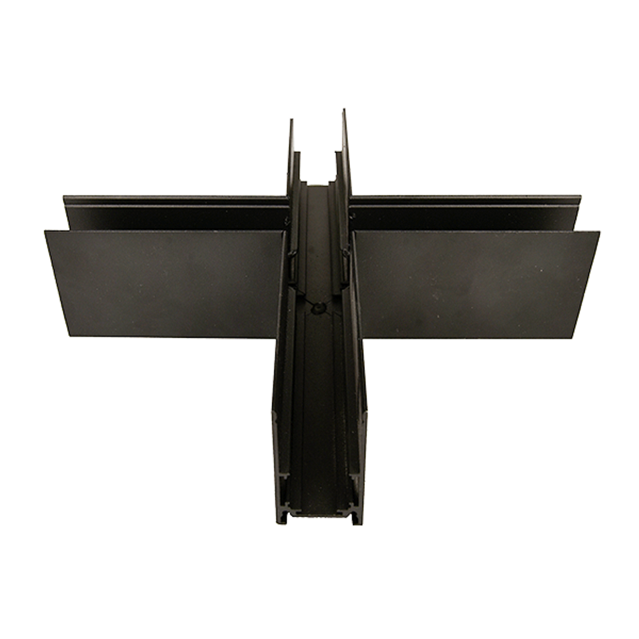 X-CONNECTOR FOR MAGNETIC TRACK RAIL SURFACE MOUNT