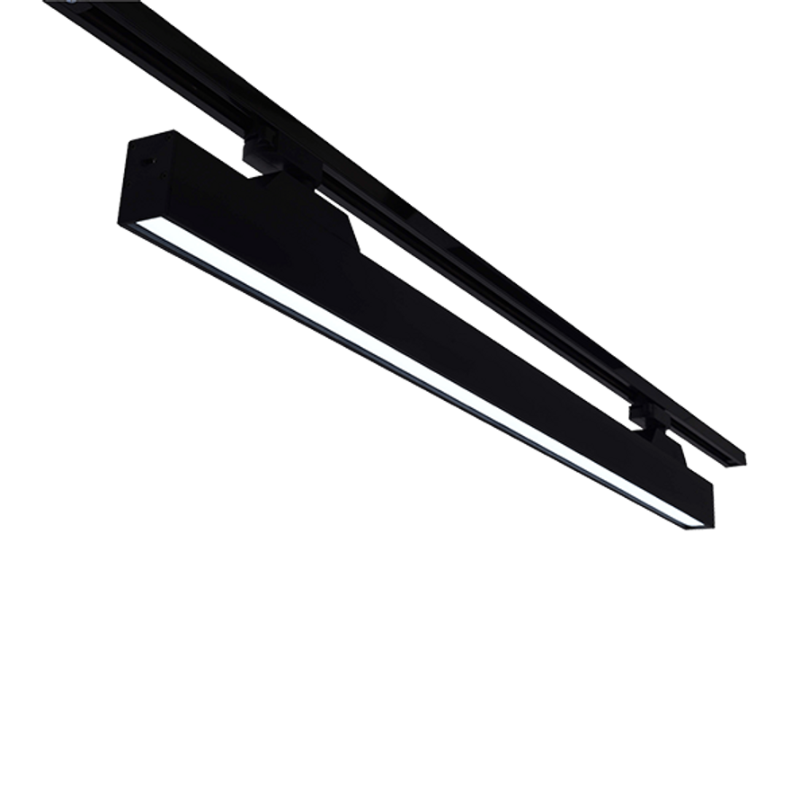 Image of SÍNES LÁMPATEST T30 2-LINES 24W 30&degCCT FEKETE