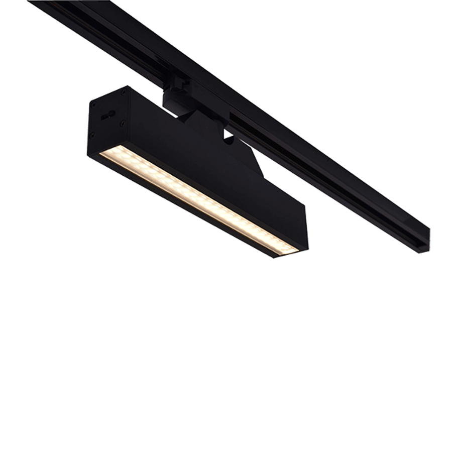 Image of SÍNES LÁMPATEST T30 4-LINES 12W 30&degCCT FEKETE