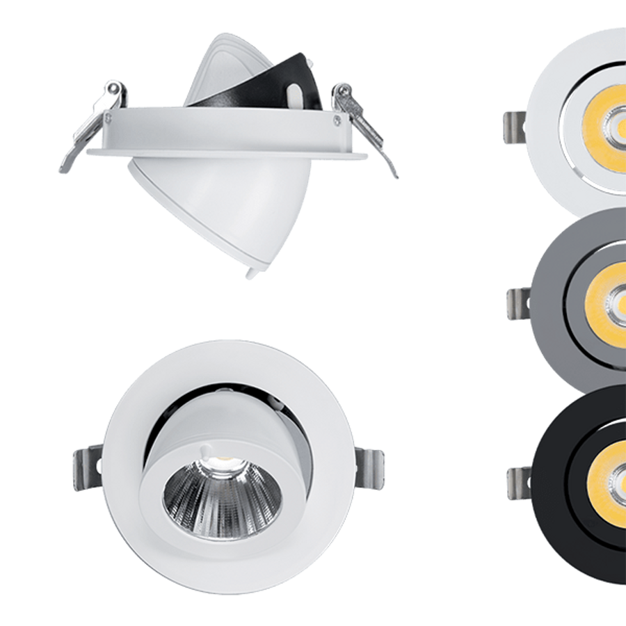 TL190 COB SÍNES LÁMPATEST 30W 220-240V 2700K 24° FEKETE