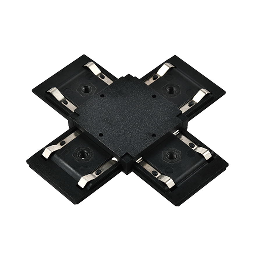 Image of EL-XC X-CONNECTOR FOR ULTRA SLIM MAGN. RAIL BLACK