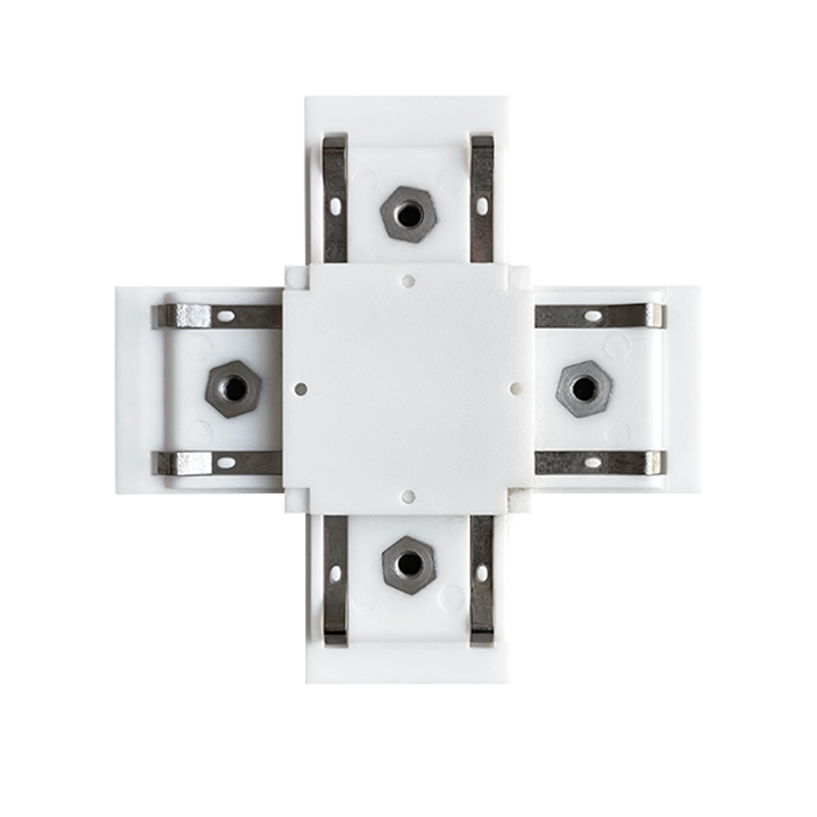 Image of EL-XC X-CONNECTOR FOR ULTRA SLIM MAGN. RAIL WHITE