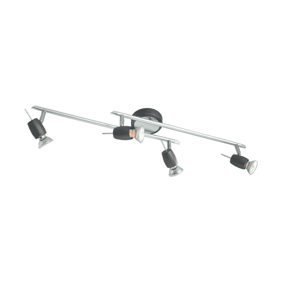 STELLAR VRANA SPOT FEHÉR LED GU10 4X5.5W FEKETE