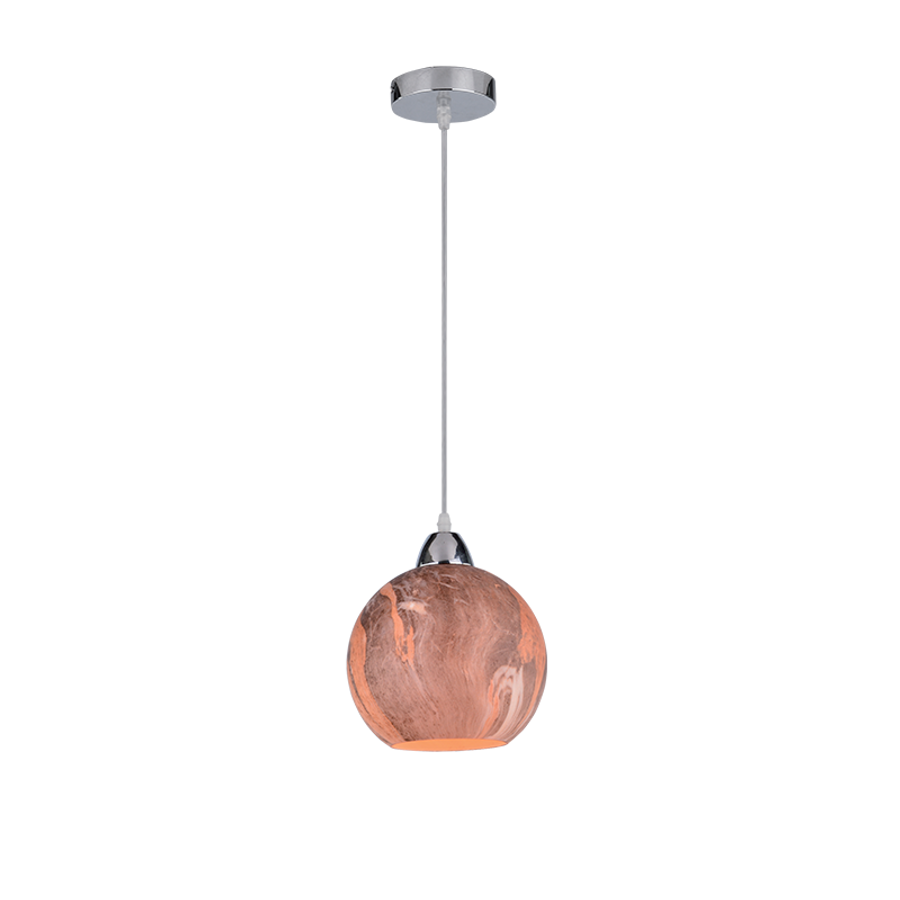 MARBLE-1A FÜGGESZTÉK 1XE27 KÁVÉ D200MM MARBLE-1A FÜGGESZTÉK 1XE27 KÁVÉ D200MM