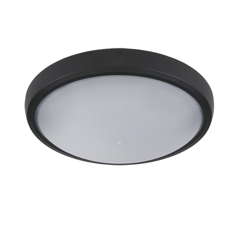 Image of LED ROUND MENNYEZETI LÁMPA BRLED 12W FEKETE IP54