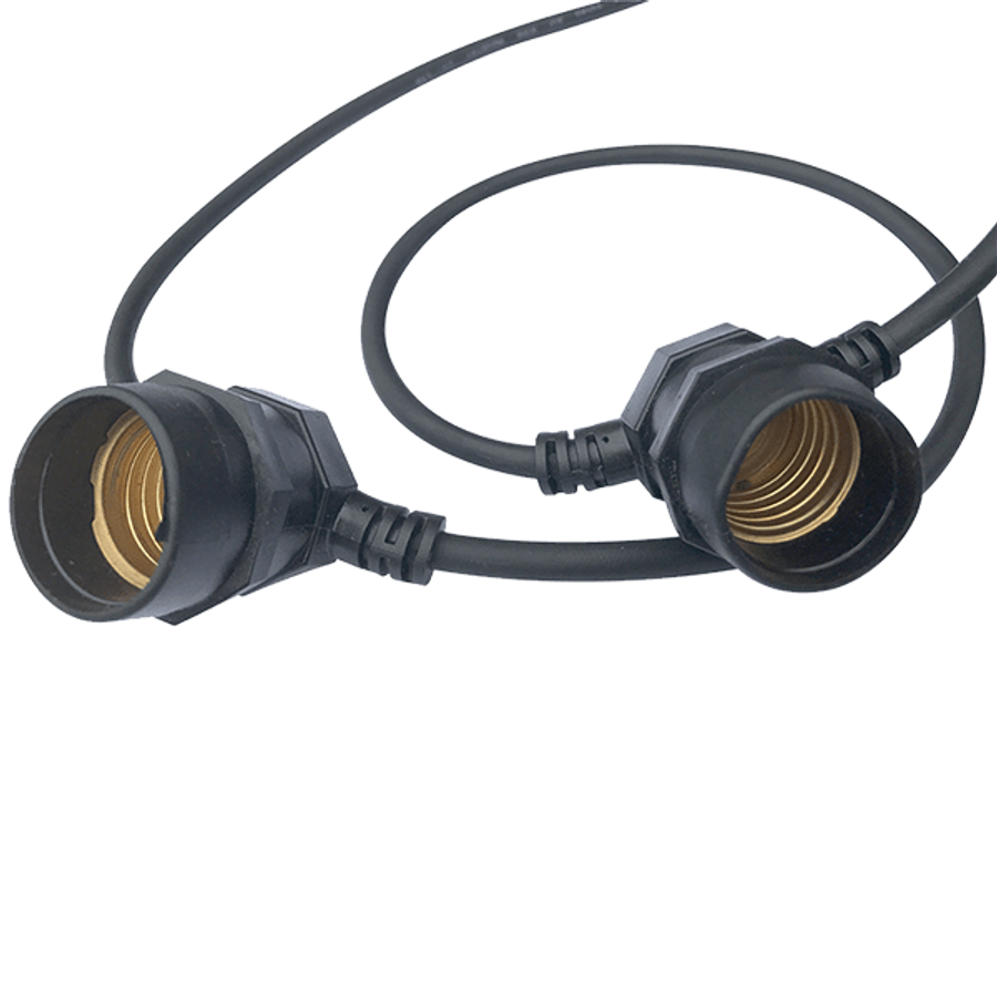 Image of KÜLTÉRI FÉNYFÜZÉR 5M 15XE27 FOGLALAT IP44