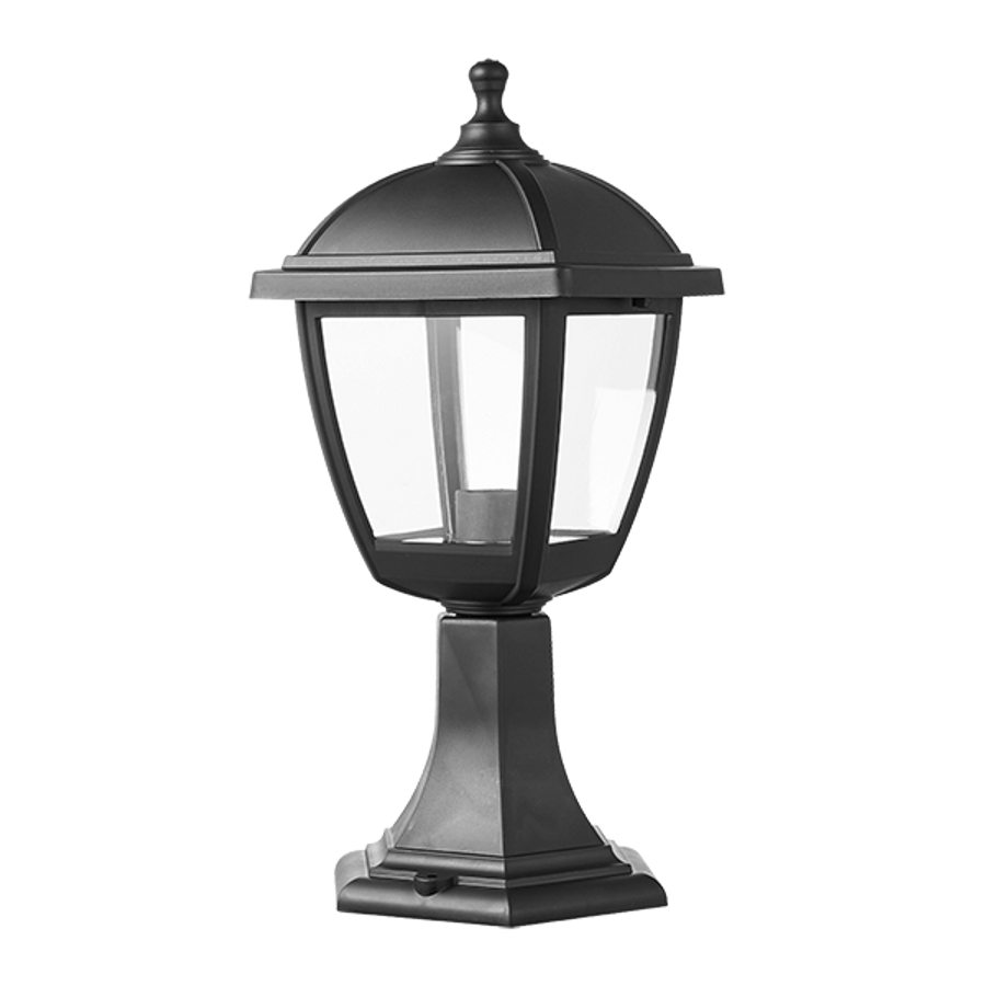 PAUL LANTERN STAND 1XE27 BLACK H426 IP44 PAUL LANTERN STAND 1XE27 BLACK H426 IP44
