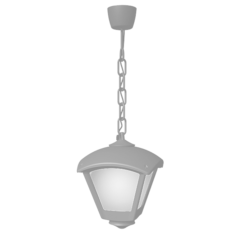 DARIO 250 GARDEN HANGING LAMP 1XE27 IP55 GREY DARIO 250 GARDEN HANGING LAMP 1XE27 IP55 GREY
