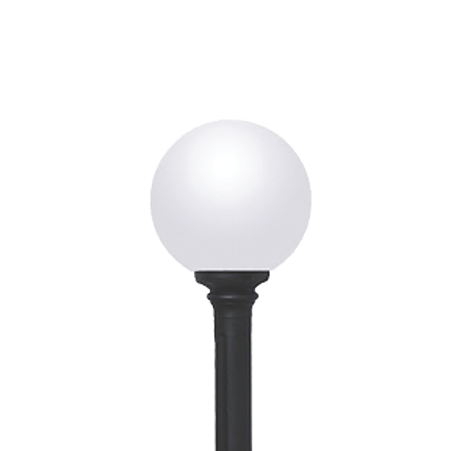GLOBE 400 POST LIGHT E27 BLACK GLOBE 400 POST LIGHT E27 BLACK
