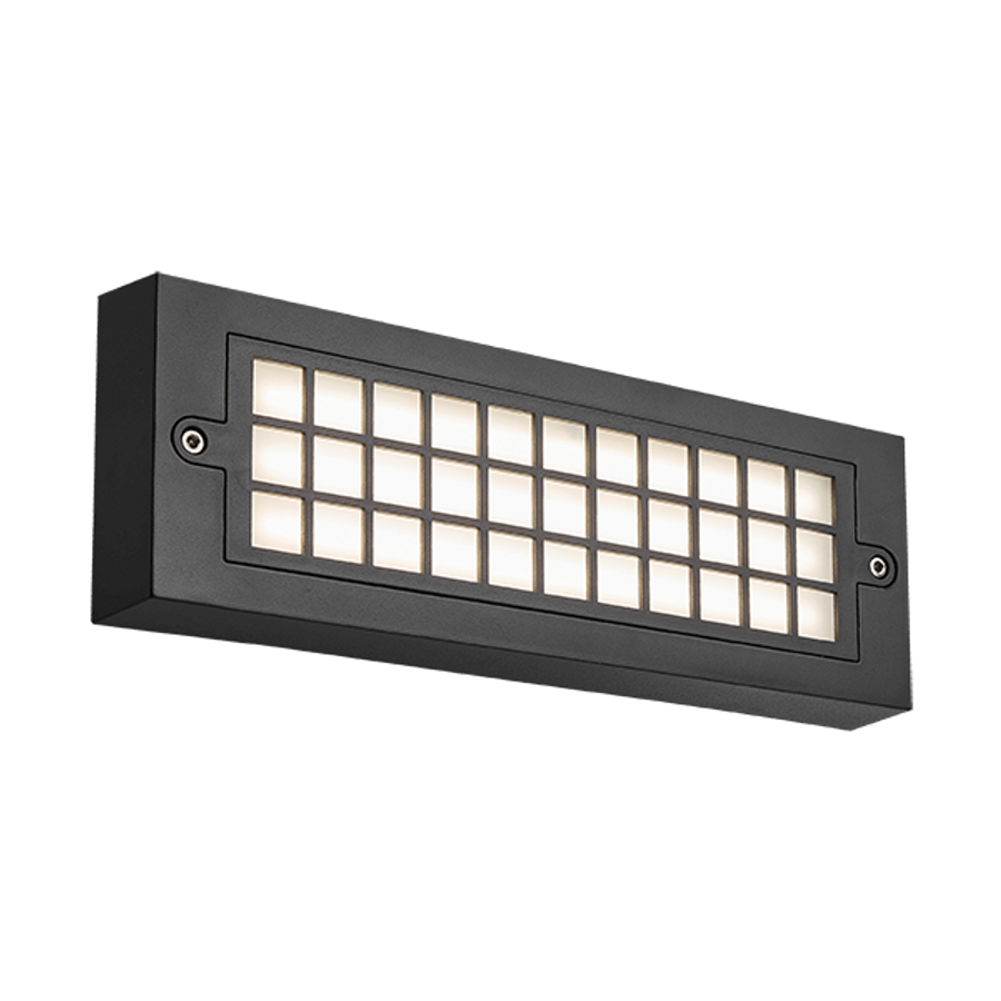 GRF300 LED FACADE FIXTURE 6W 4000K IP65 BLACK GRF300 LED FACADE FIXTURE 6W 4000K IP65 BLACK