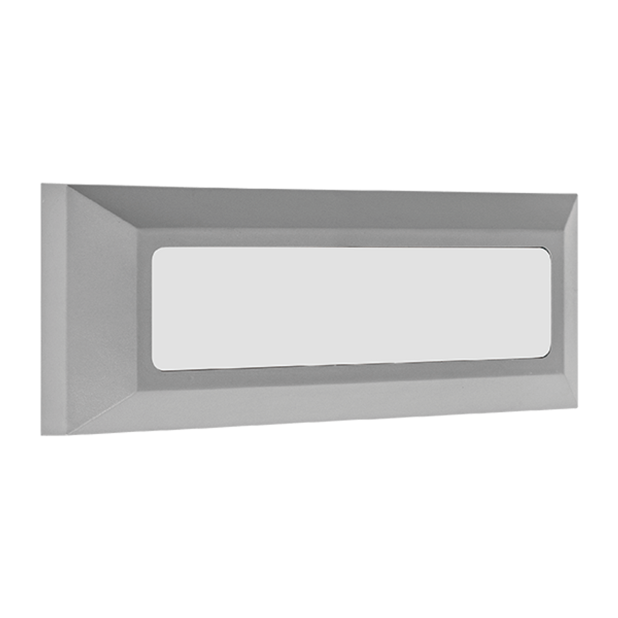 GRF308 LED FACADE FIXTURE 4W 4000K IP65 GREY GRF308 LED FACADE FIXTURE 4W 4000K IP65 GREY