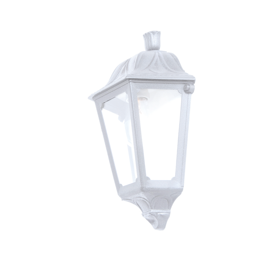 IESSE WALL HALF LANTERN 1XE27 IP55 WHITE IESSE WALL HALF LANTERN 1XE27 IP55 WHITE