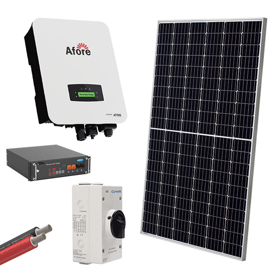 Image of HYBR. SOLAR SYSTEM 3P/10kW 560W PANELS
