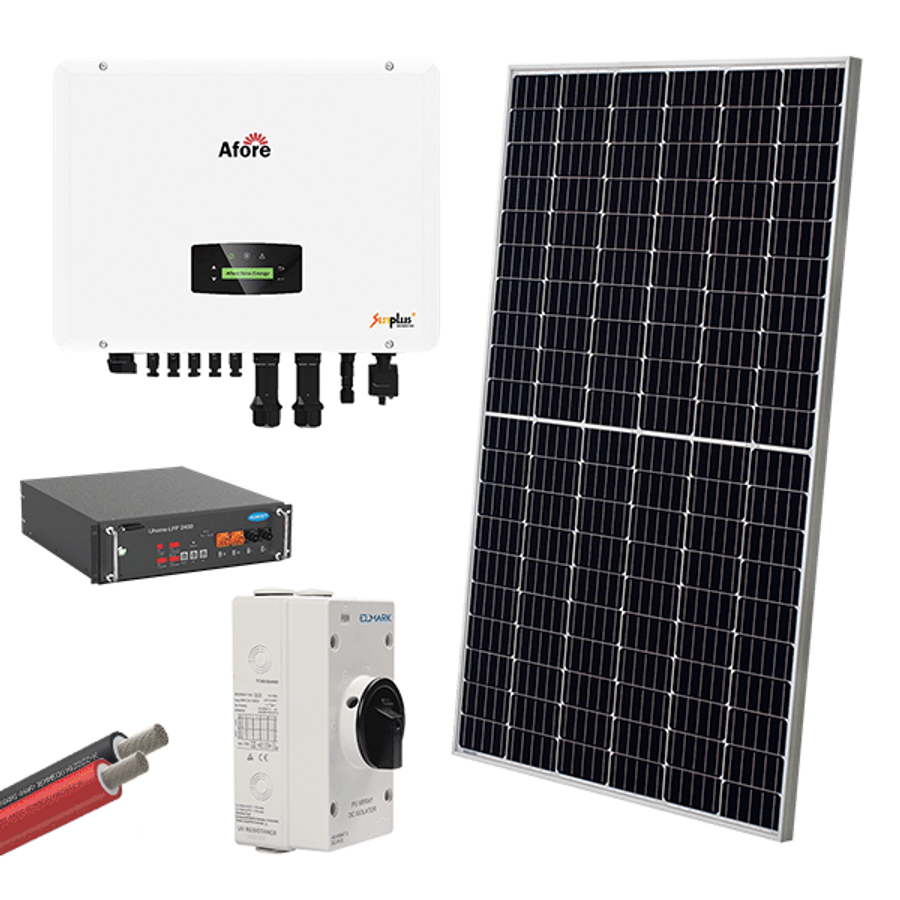 Image of HYBR. SOLAR SYSTEM 3P/20kW 560W PANELS