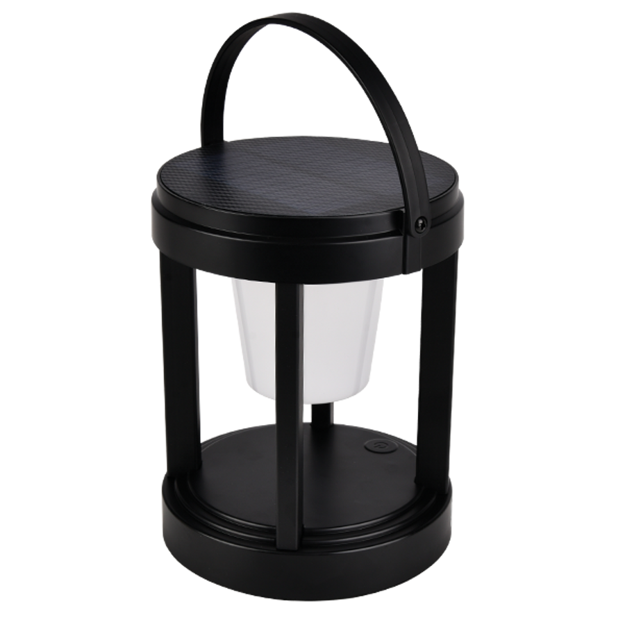 Image of SOLAR LAWN LAMP 3W IP44, BLACK