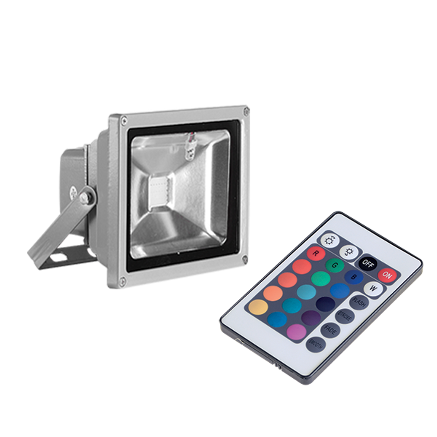 Image of VEGA20RGB RGB LEDES FÉNYVETŐ 20W IR TÁVÍRÁNYÍTÓVAL