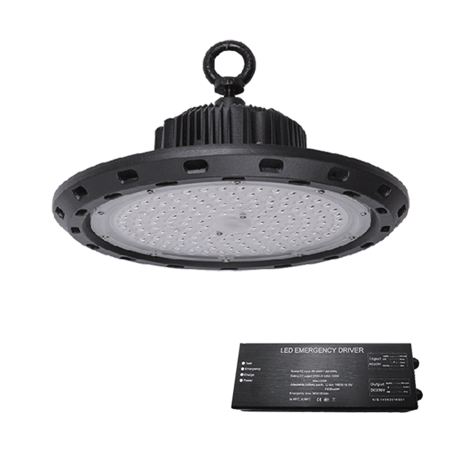 Image of VIENA SMD LED CSARNOKVILÁGÍTÓ 100W 5500K IP65+SÜRGŐSSÉGI KÉSZLETTEL