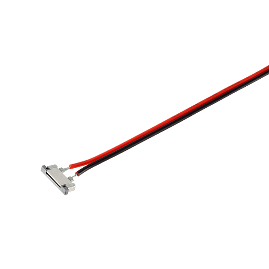 Image of ACC021 CSATLAKOZÓ 8MM-ES, EGYSZÍNŰ LED SZALAGHOZ, 150MM KÁBEL